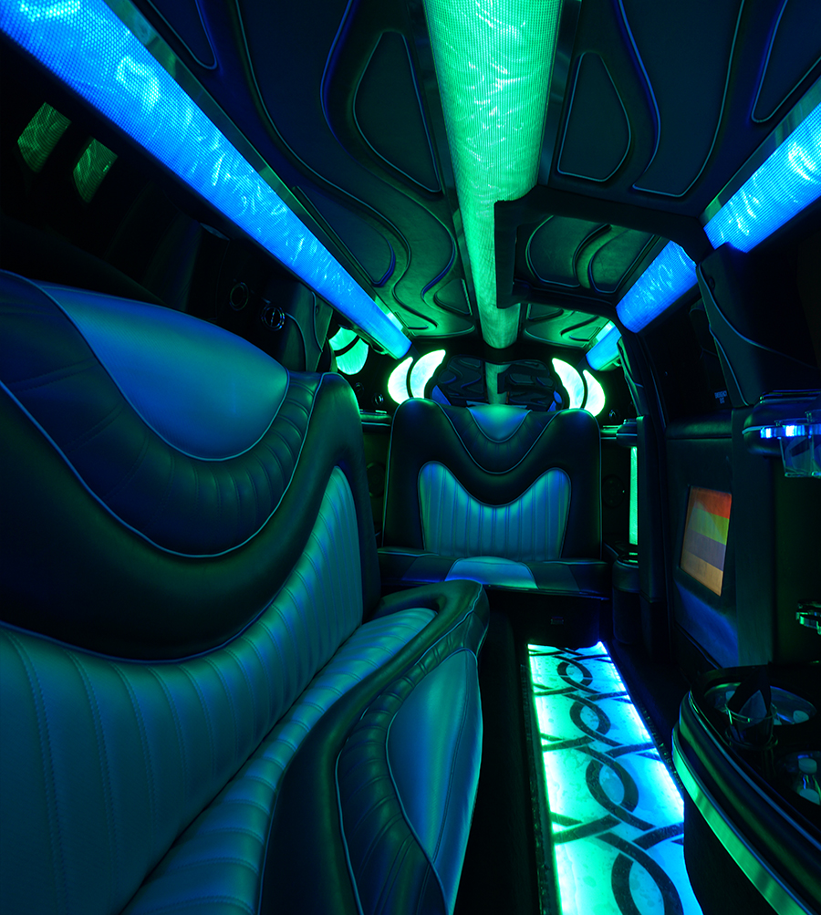 Party buses with modern amenities
